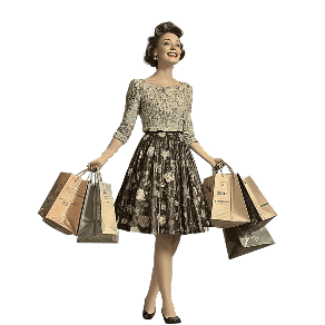 Shopping im Schlafzimmer